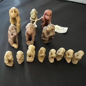 Evil Monkeys figurines